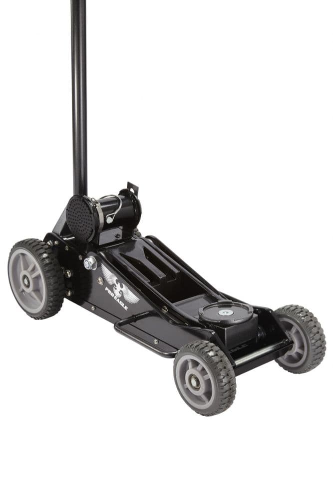 ProEagle 3 Ton Aluminum Floor Jack Big Wheel Black
