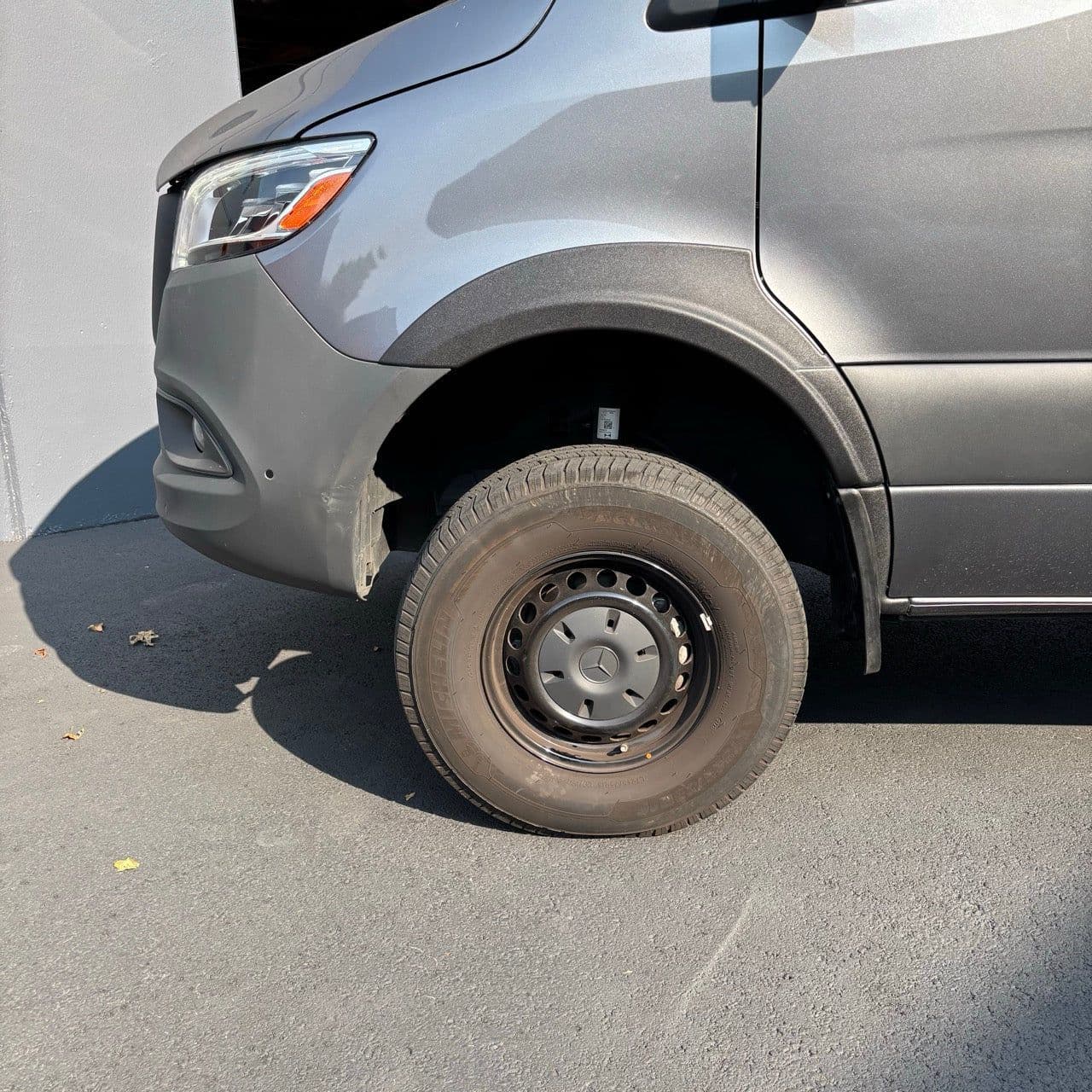 Rally Raider Front Flares for Sprinter Vans Designed for Oversized Bumpers