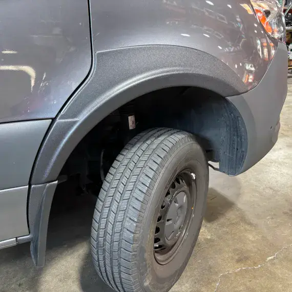 Rally Raider Front Flares for Sprinter Vans Designed for Oversized Bumpers