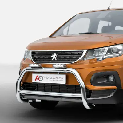 Series Eurobar | stainless steel front bar, high gloss - Berlingo/Partner/Rifter/Combo from 2018, Pr