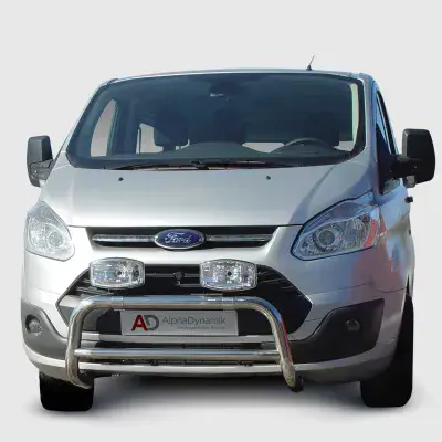 Series Eurobar | Stainless steel front bar, high gloss - Custom 2013- (for 2018 facelift)