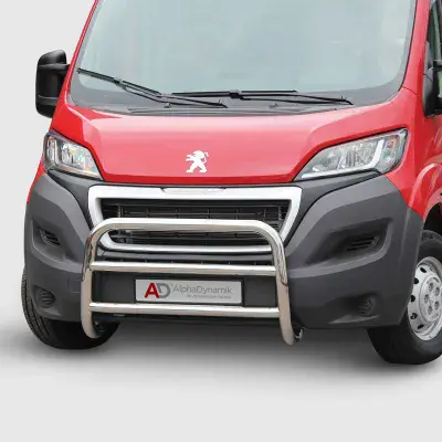 Series Eurobar | stainless steel front bar, high gloss - Ducato/Jumper/Boxer