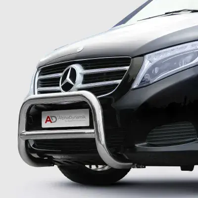 Series Eurobar | Stainless steel front bar, high-gloss - Vito/V-Class 2014- (for 2020 facelift)