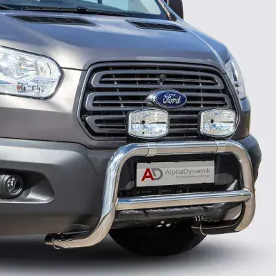 stainless steel front bar, high gloss - Transit 2014-2018