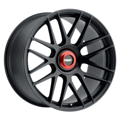 TSW HOCKENHEIM-T DOUBLE BLACK W/BALL MILLED SPOKE