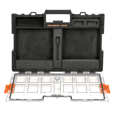 VersaDrive Stakit Top Toolcase, with 1 CarbideMax + 1 VersaDrive Foam Insert + adapters