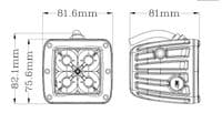 Wilderness Lighting Compact 4 Lights - Diffused Beam Pattern