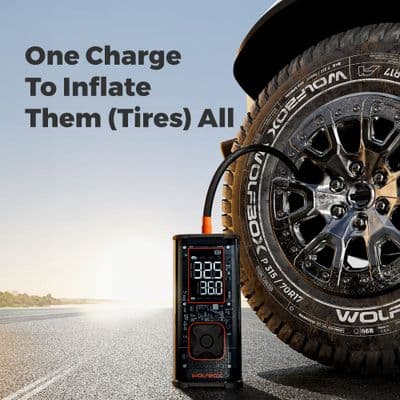 WOLFBOX MegaFlow 24 Pro Portable Tyre Inflator