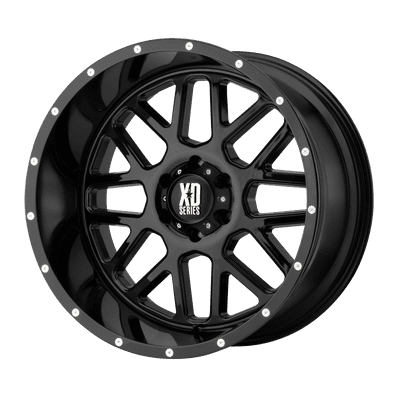 XD SERIES BY KMC WHEELS GRENADE GLOSS BLACK