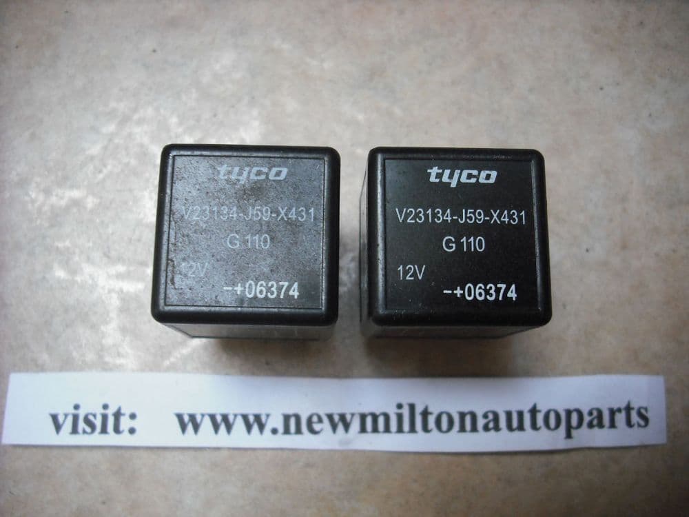 2 GENUINE MAZDA 2 / 3 / 6 CX-7 RELAYS TYCO V23134-J59-X431