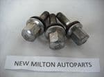 3  PEUGEOT 205 CHROME WHEEL BOLTS