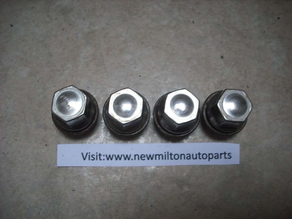 4 GENUINE FORD FOCUS MK2 STAINLESS ALLOY WHEEL NUTS