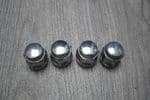 4  HONDA JAZZ MK1 CHROME WHEEL NUTS