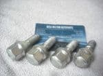 4 X GENUINE RENAULT CLIO MK2  1999-2005    STEEL WHEEL BOLTS