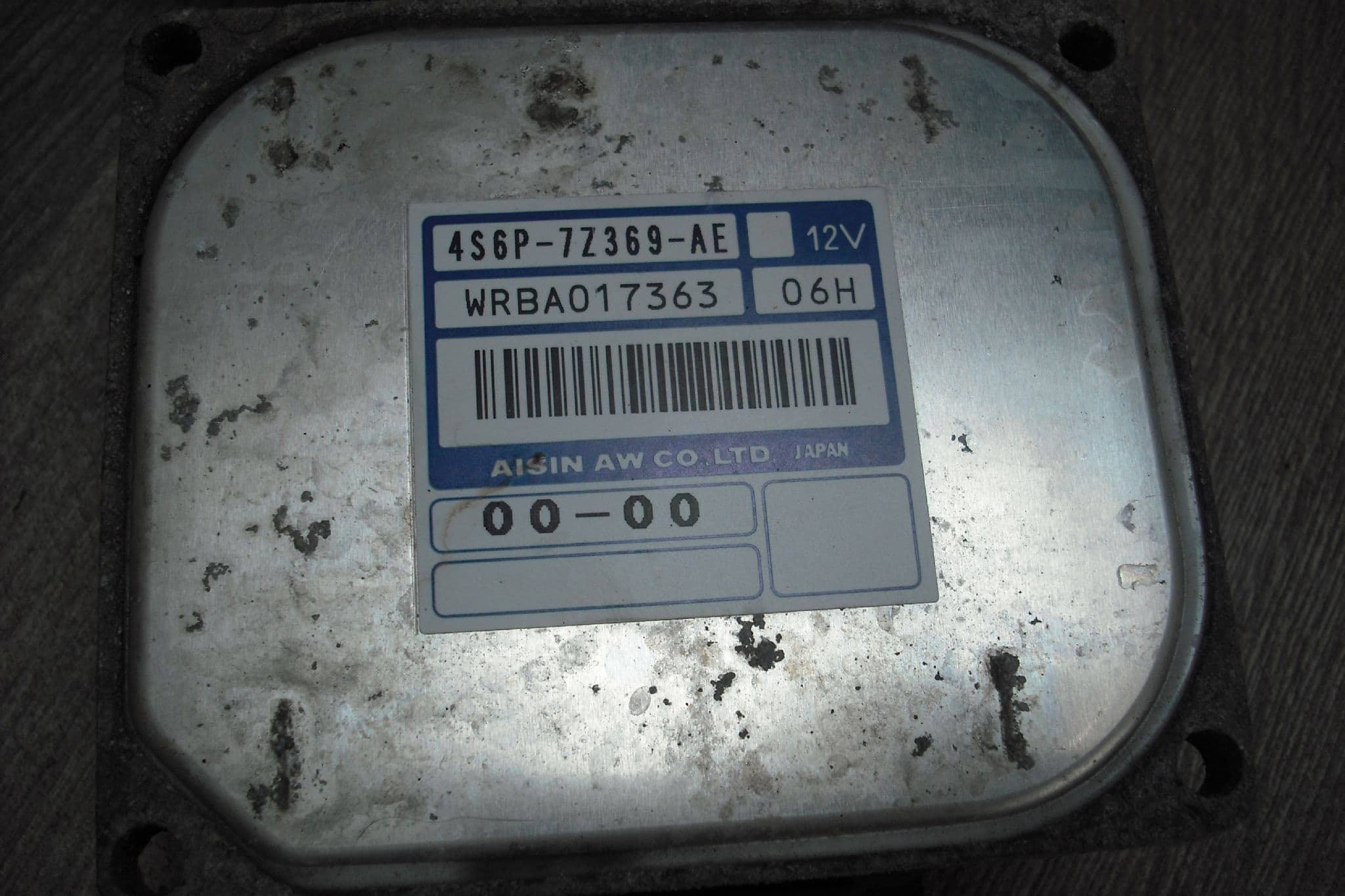 4S6P-7Z369-AE FORD FIESTA MK6 AND FUSION AUTOMATIC GEARBOX CONTROL ...
