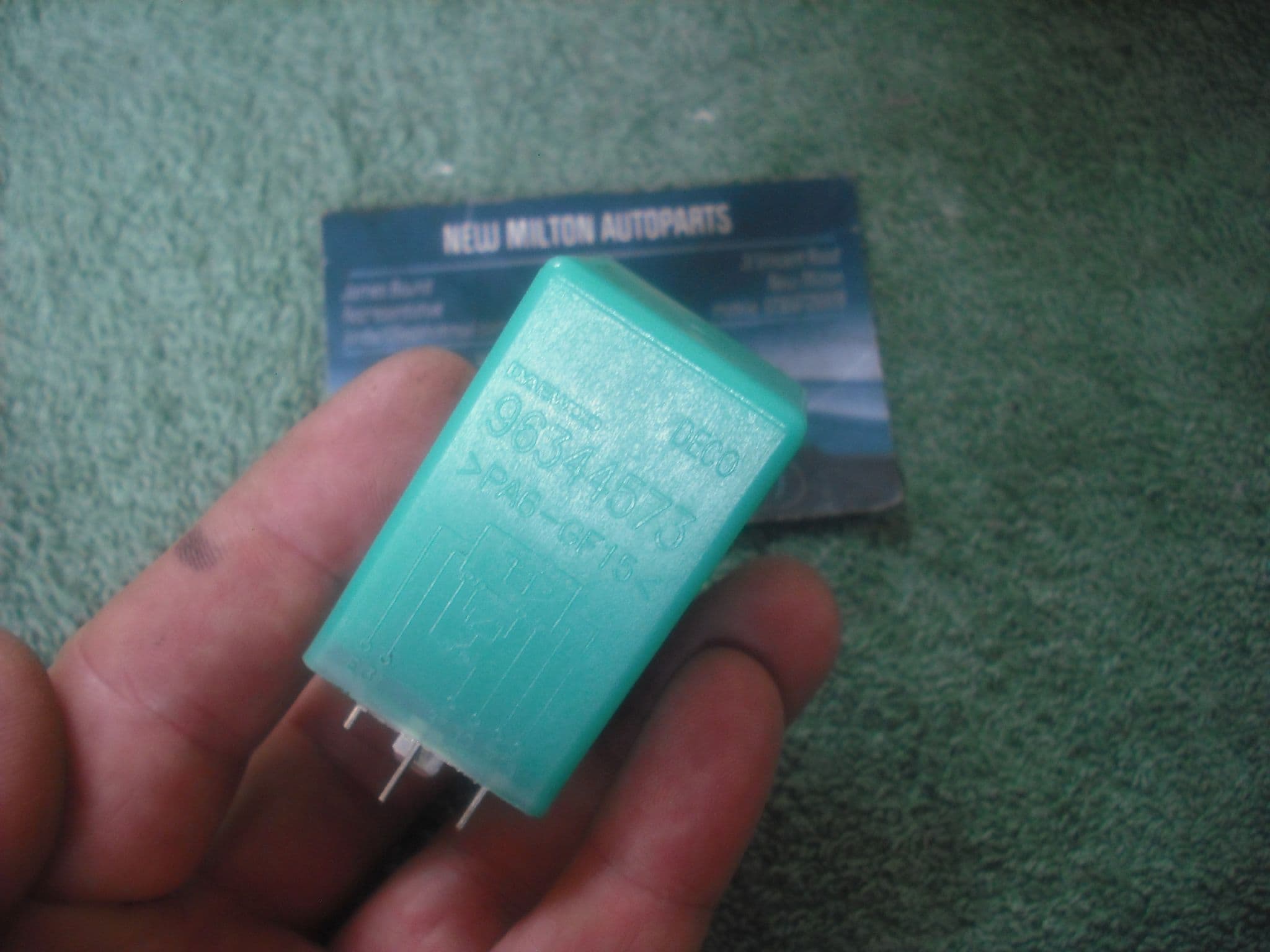 96344573 DAEWOO CHEVROLET TACUMA LANOS KALOS GREEN REAR FOG LIGHT LAMP ...