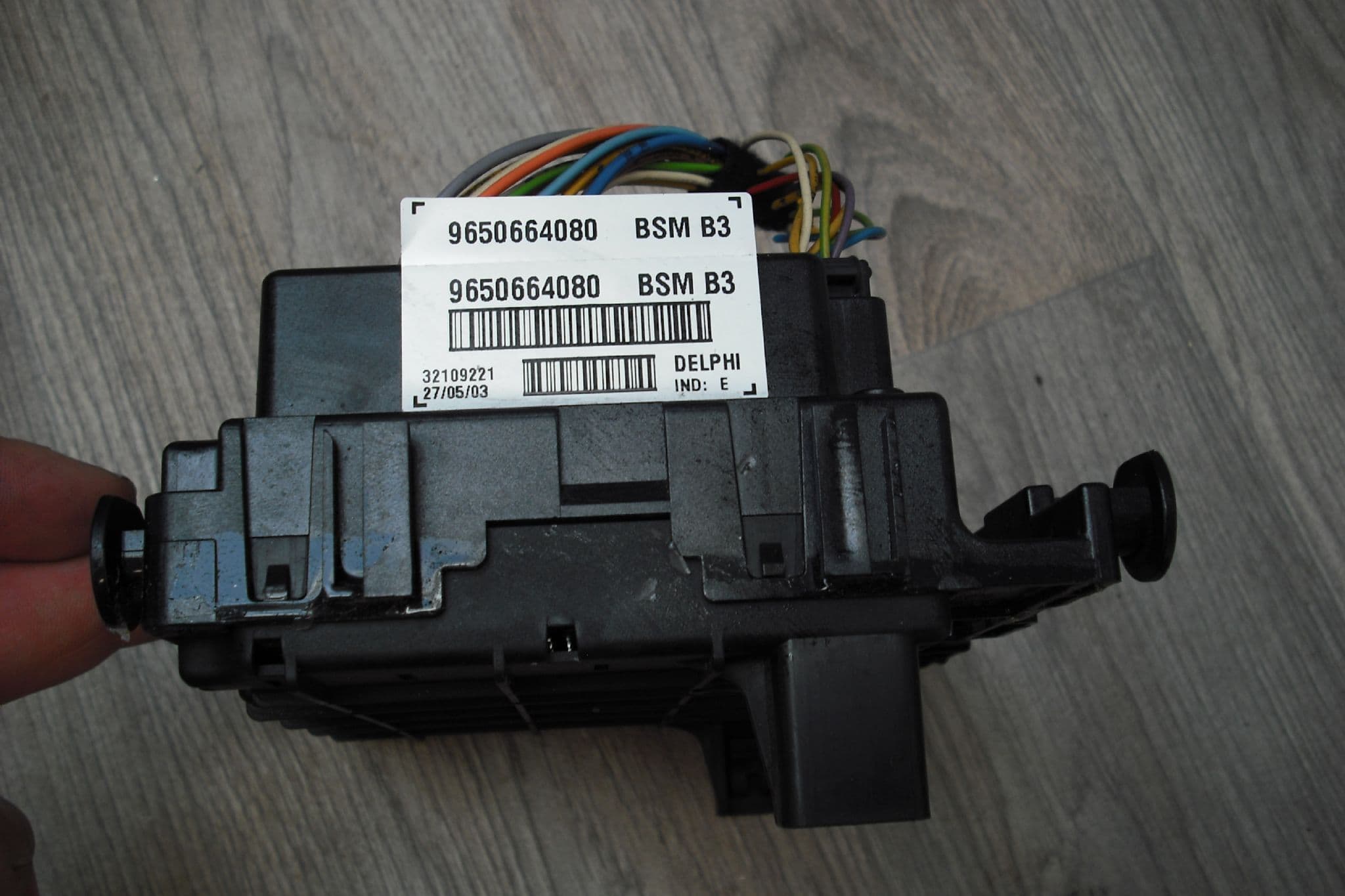 96506640890 BSM B3 PEOGFEOT 206 AND CONVERTIBLE FUSE BOX