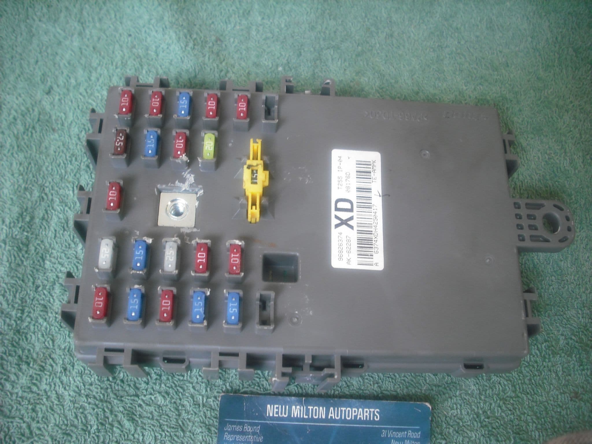 96826374 XD AK-62287 T255 IP-04 A GENUINE CHEVROLET AVEO