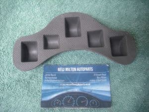 A GENUINE CHRYSLER PT CRUISER RUBBER COIN HOLDER TRAY POCKETS  BROWN SHADE