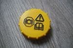 A GENUINE JAGUAR XJ6 BRAKE FLUID MASTER CYLINDER FILLER CAP