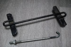 A GENUINE MAZDA RX8 BATTERY FIXING CLAMP