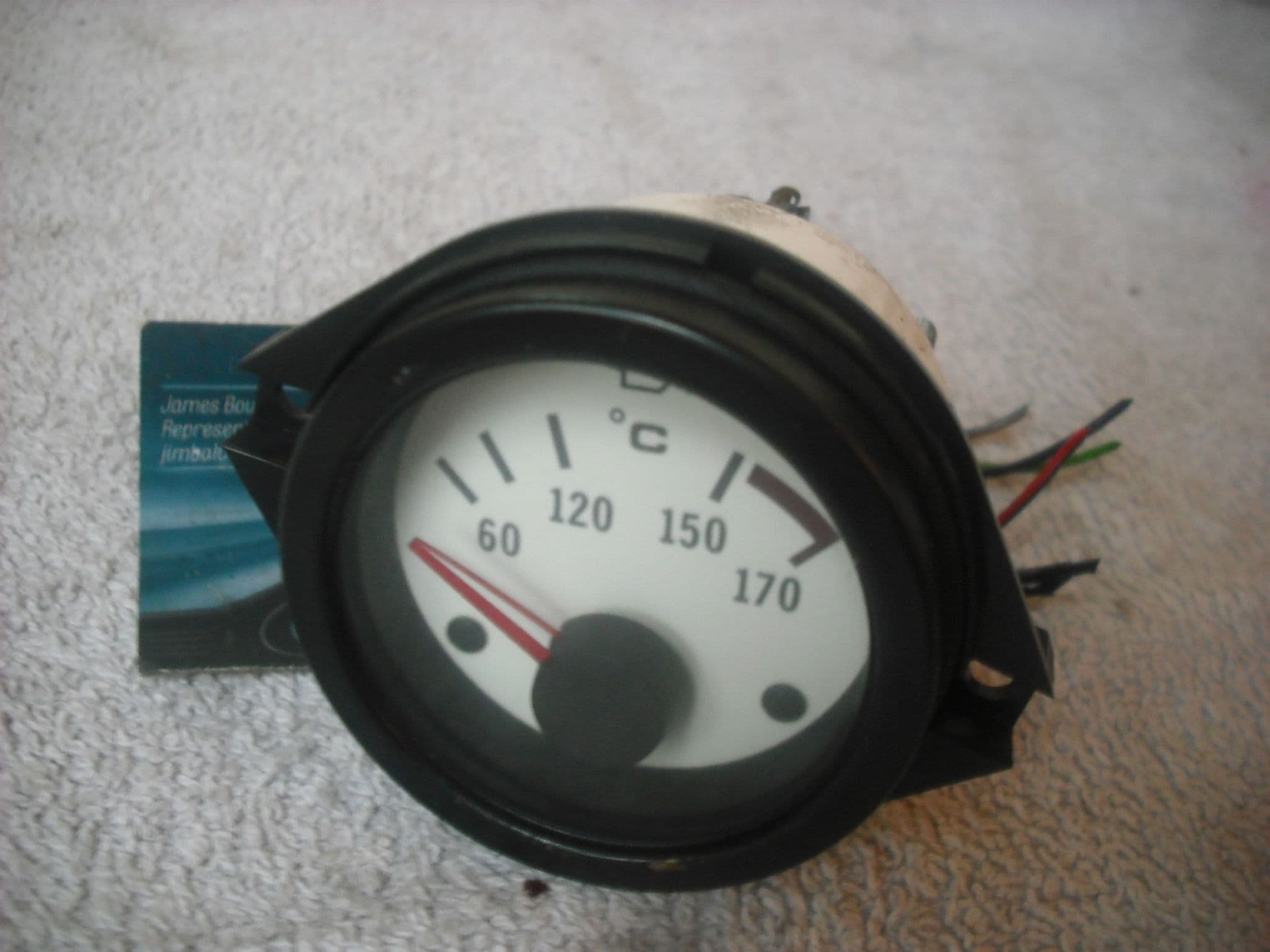A GENUINE MGF OIL PRESSURE GAUGE WHITE FACE