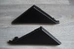 A PAIR OF FORD PROBE FRONT DOOR MIRROR INTERIOR COVERS / MOULDINGS