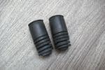 A PAIR OF GENUINE NISSAN QASHQAI J10 ENGINE BAY BONNET RUBBER BUMP STOPS