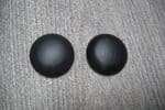 A PAIR OF GENUINE VOLVO S40 V50 S60 XC60  FRONT WINDSCREEN WINDOW WIPER ARM FIXING NUT COVER CAPS