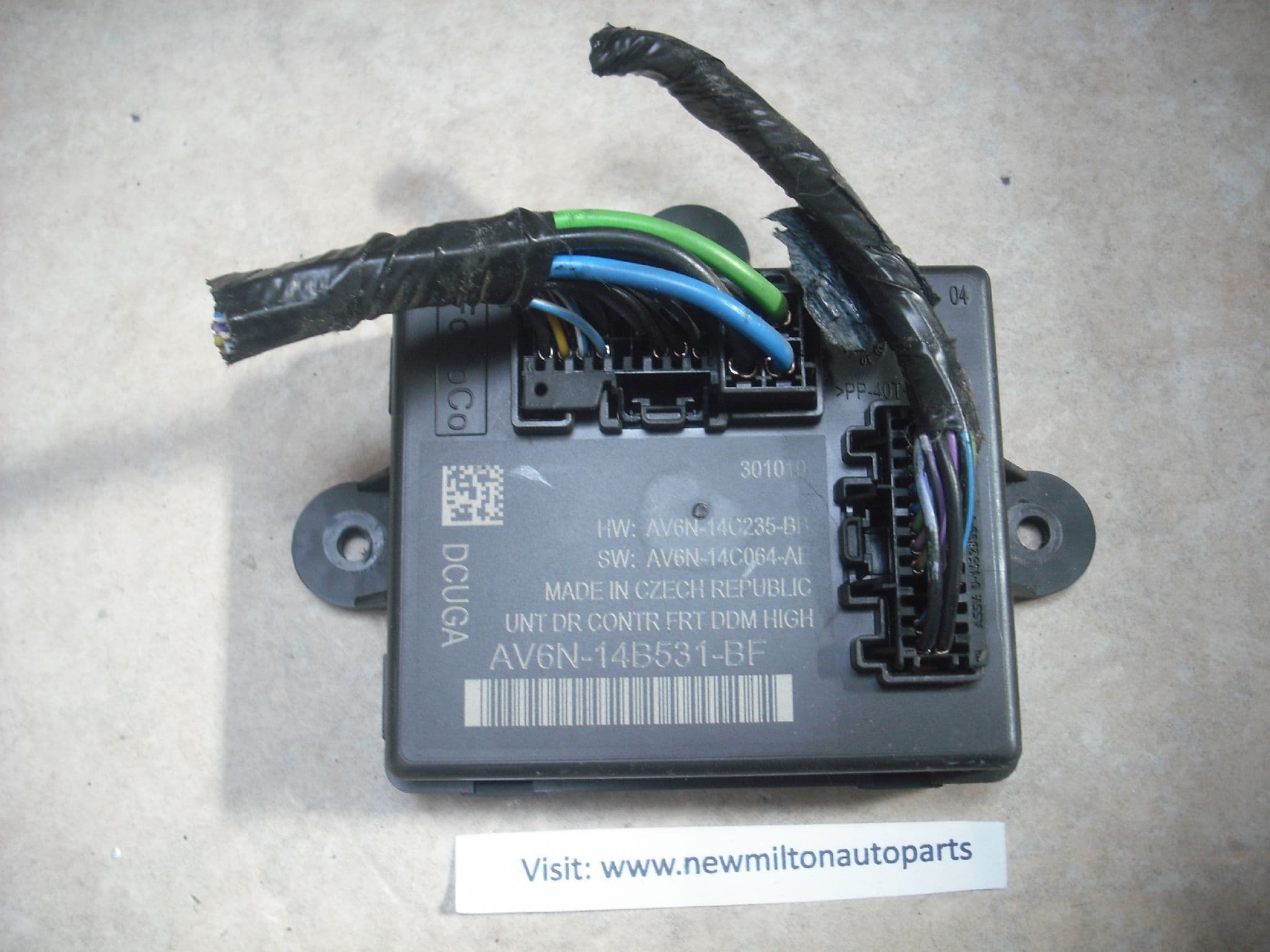 AV6N-14B531-BF FO0RD C MAX MK2 FRONT UK DRIVERS DOOR CONTROL MODULE ECU