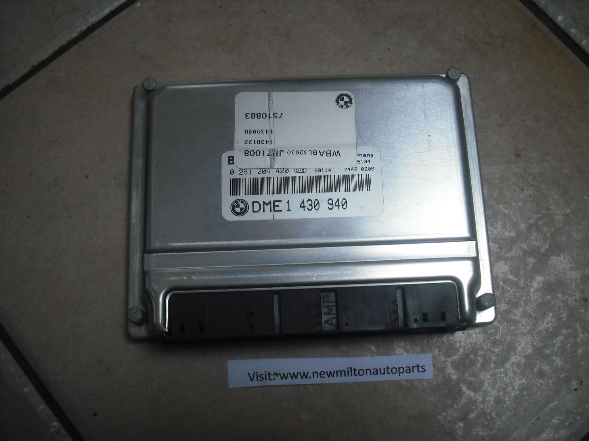 BMW E46 318i ENGINE ECU MODULE CONTROLLER BOSCH 0 261 204 429 DME 1 430 ...