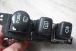 F77B-10044C92  FORD EXPLORER FOG LIGHT REAR WINDOW DEMISTER AND WASHER SWITCH ASSEMBLEY