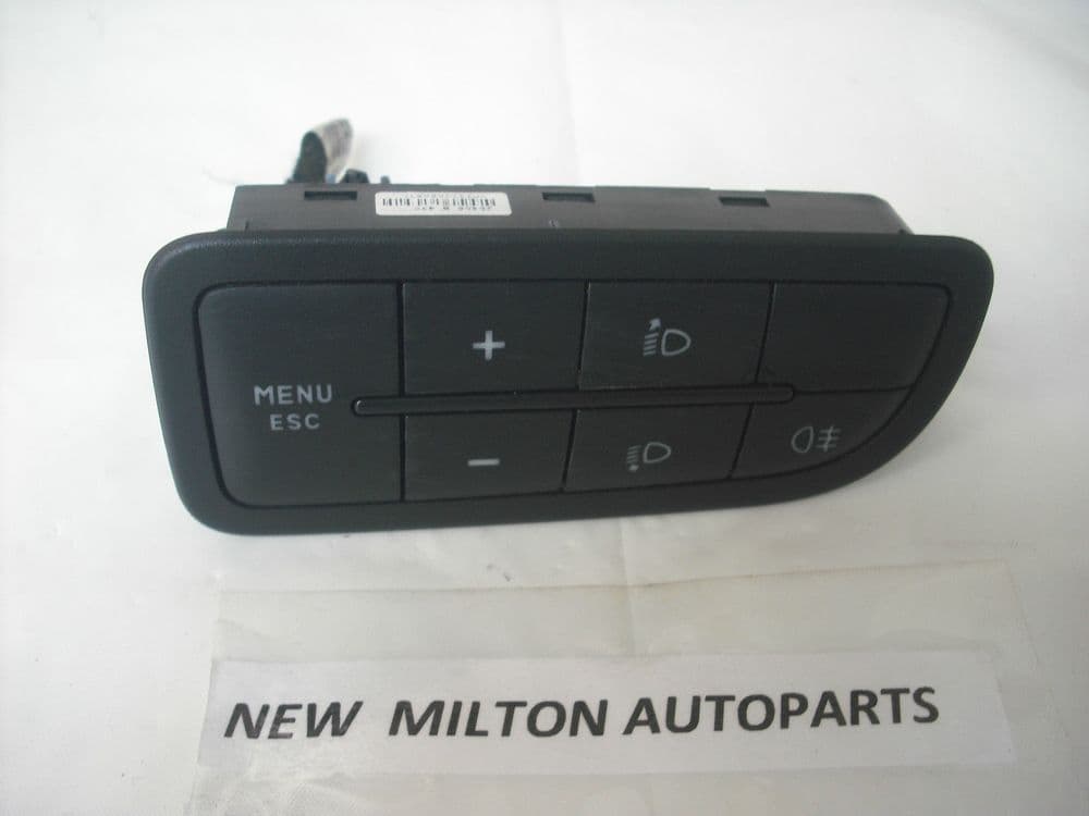 FIAT PUNTO GRANDE MENU FOG LIGHT HEADLAMP ADJUSTMENT SWITCHES