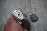 JAGUAR XJR  FRONT DOOR LOCK BARREL AND KEY