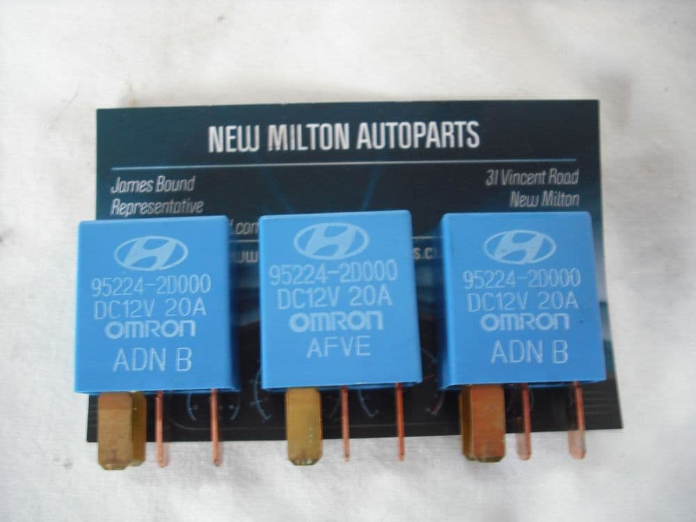 KIA PICANTO CEED ETC 3 ORIGINAL KIA RELAYS OMRON 952242D000 DC12V 20A