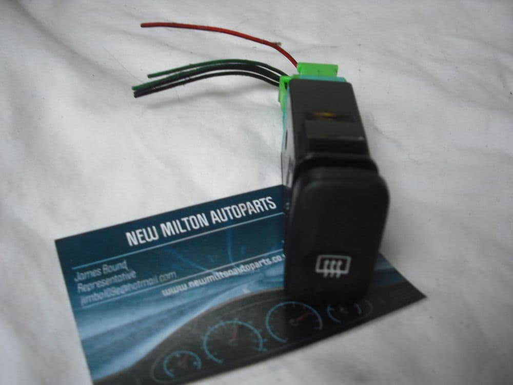 KIA SEDONA CARNIVAL HEATED REAR WINDOW DEMISTER SWITCH BLACK