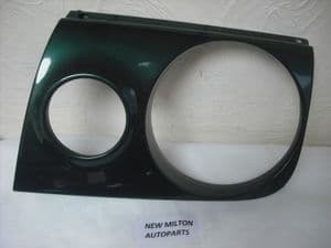 NISSAN TERRANO 2 FRONT HEADLIGHT HEADLAMP SURROUND N/S LEFT UK PASSENGER SIDE  GREEN