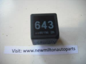 RELAY 643 8K0 851 253 AUDI A4 AND A6 SN7 RELAY