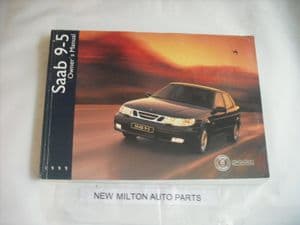 SAAB 95 9-5 OWNERS INSTRUCTION HANDBOOK MANUAL 1998-2002