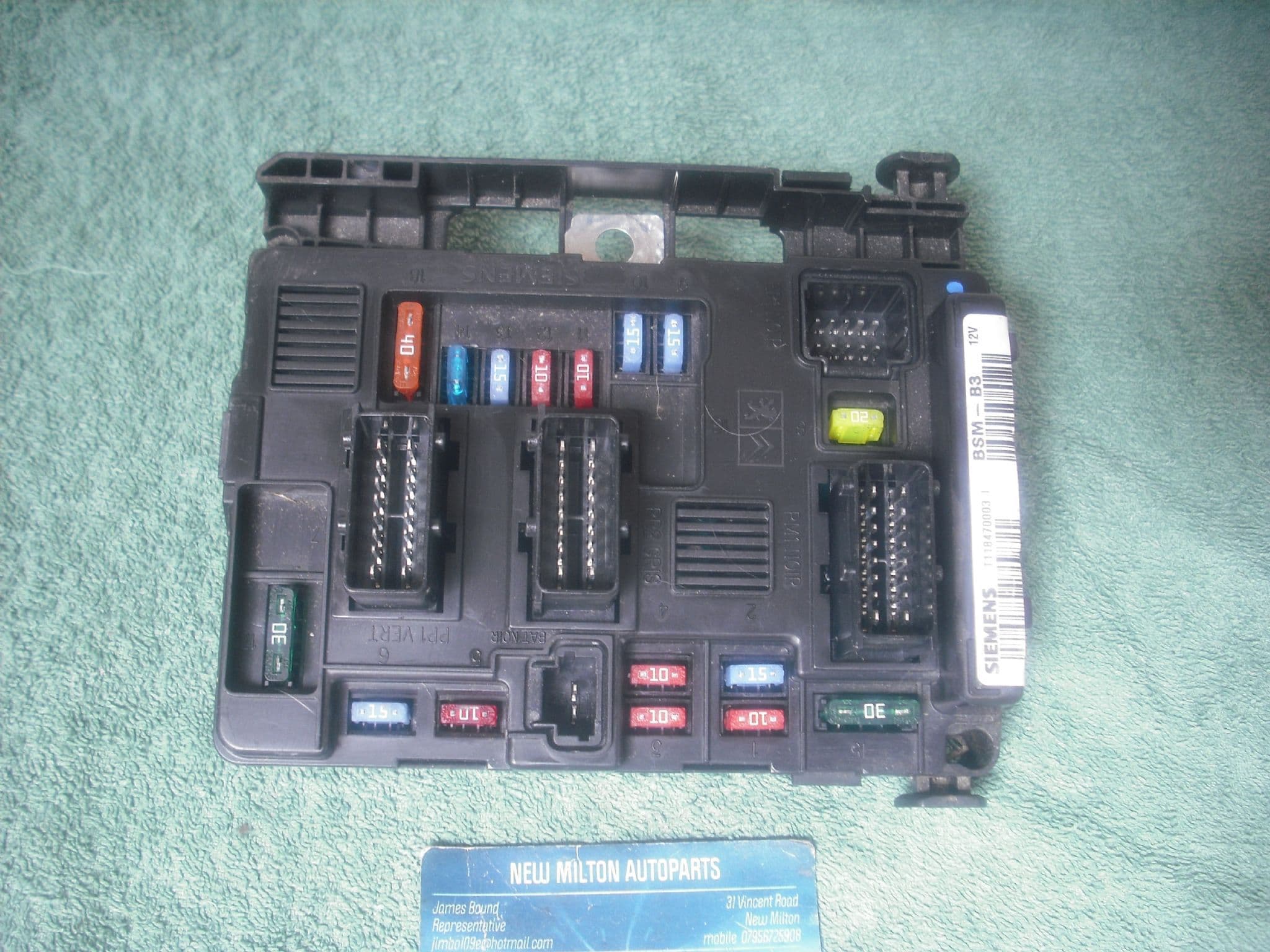 SIEMENS T118470003 I BSM-B3 9643498880-00 A CITROEN C3