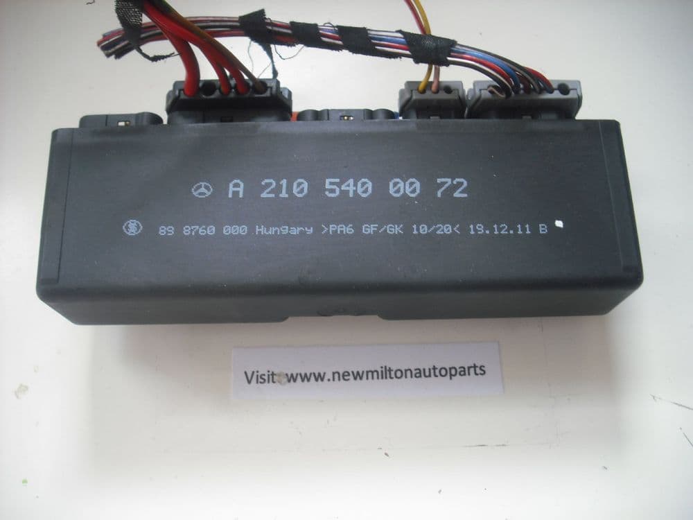 R170 Control Module Box sold A 210 540 00 72 MERCEDES BENZ R170 SLK OVERLOAD PROTECTION RELAY ...