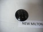 SOLD    A GENUINE SAAB 9000  GM 900 AND 93 9-3  RUBBER GEAR KNOB GATE LOGO INSERT