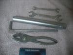 SOLD    A SELECTION OF GENUINE TOYOTA CELICA GEN 7  1999-2005  TOOLS  FROM THE TOOL KIT