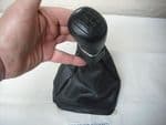 SOLD   HONDA ACCORD COUPE LEATHER GEAR STICK GAITER AND ORIGINAL PLASTIC 5 SPEED GEAR KNOB