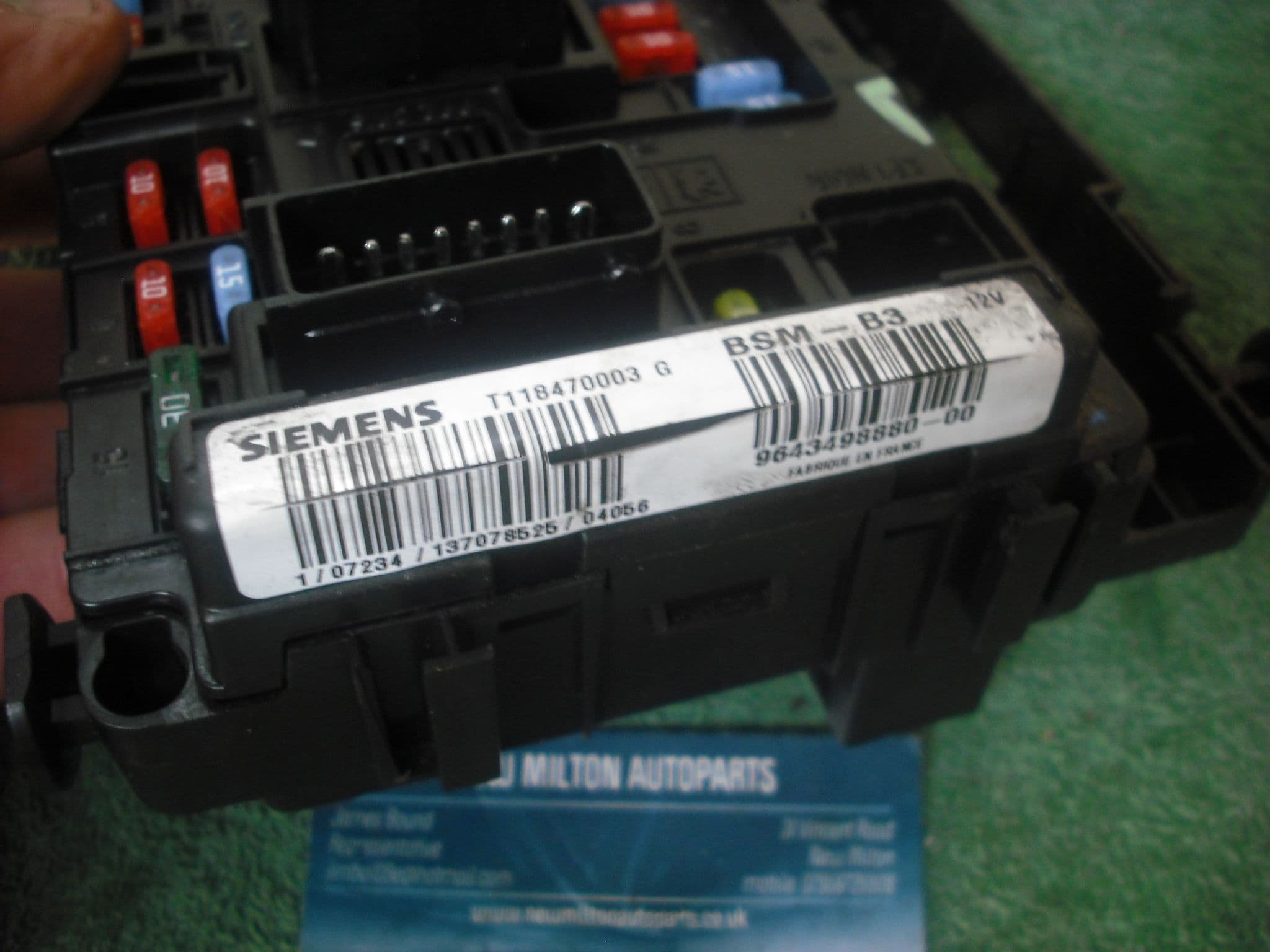 SOLS SOLD CITROEN C3 FUSE BOX ENGINE BAY CONTROL MODULE BSM