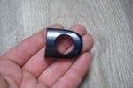 VOLKSWAGEN POLO 9N3 FRONT DOOR HANDLE LOCK BARREL COVER   BLUE
