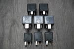 VOLVO V40  A SELECTION OF RELAYS FROM THE ENGINE BAY FUSE BOX