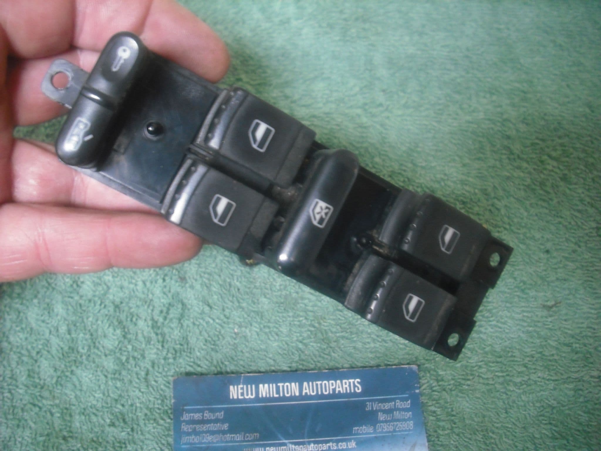 KUNFINE Repuesto Para Interruptor De Ventana De Coche 7M3 959 857D