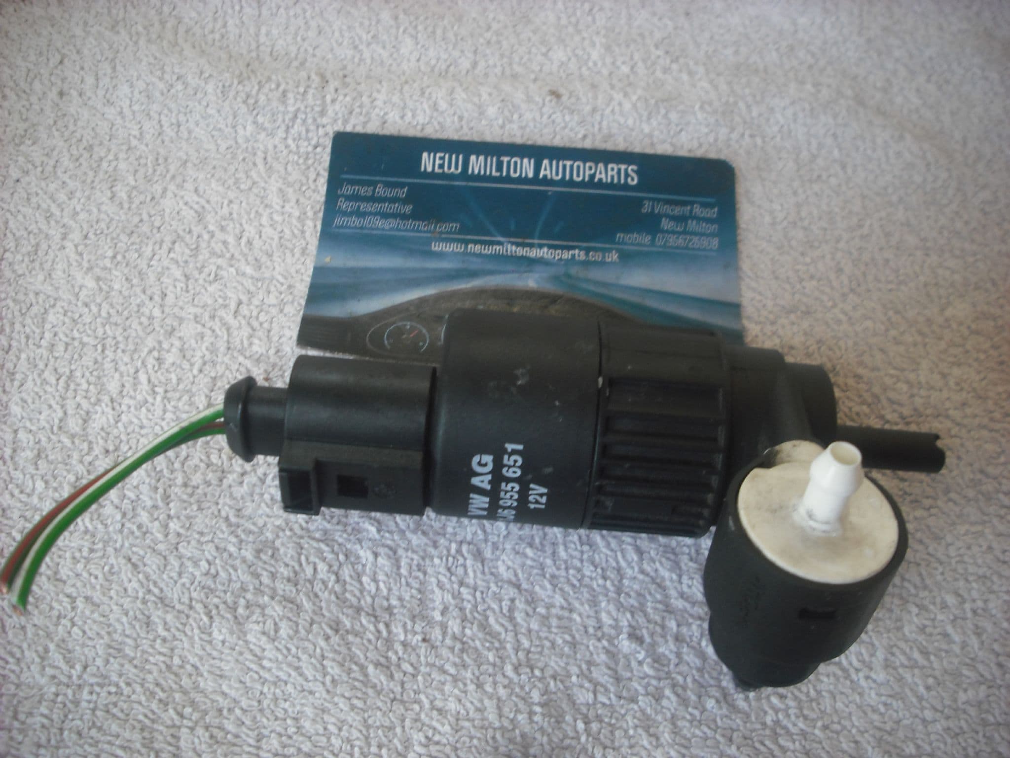 VW VOLKSWAGEN GOLF MK4 FRONT & REAR WINDSCREEN WINDOW WATER WASHER PUMP