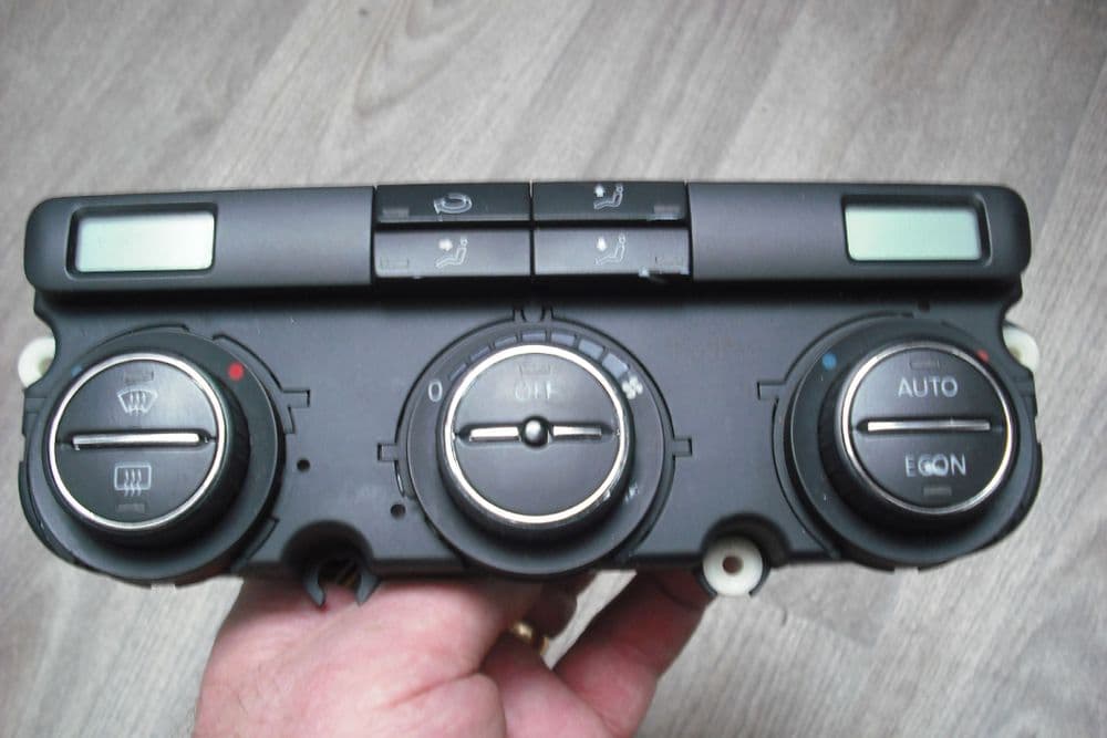 VW VOLKSWAGEN GOLF MK5 ACC HEATER CONTROL PANEL A/C ECON HEATED WINDOW ...